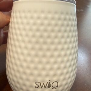 SWig - Wine Tumbler - Golf White - NEW